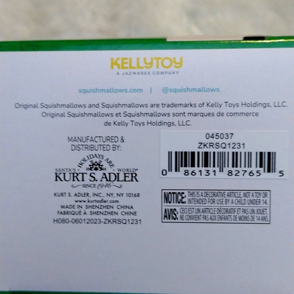 Octopus Squishmallow Christmas Ornament - Picture 5 of 5